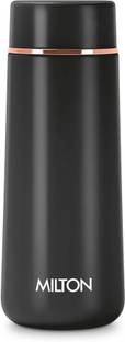 MILTON Starlit 320 Thermosteel Water Bottle, ISI Certified, 24 Hr Hot and Cold 320 ml Flask