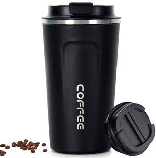 Nirvaana Coffee Mug Insulated Double Walled Travel Mug with Leakproof Lid Reusable 510 ml Flask