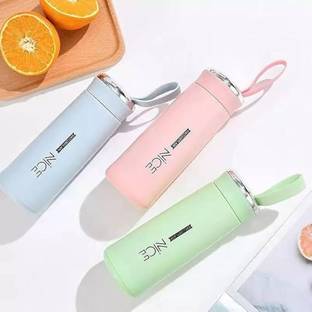 FATFISH Mini Water Bottle Compact and Convenient Mini Nice Water Bottle(multicolor) 400 ml Flask