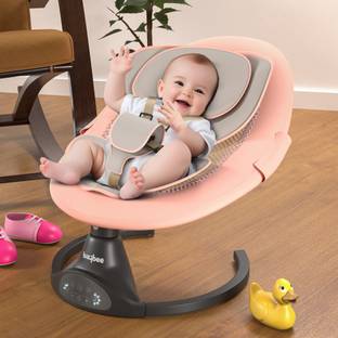 baybee Premium Automatic Electric Baby Swing Cradle with Adjustable Swing Speed Bouncer