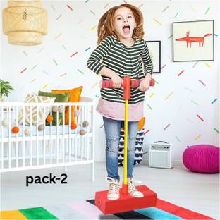 viyagee junier 2pcs Crazy Pogo Jumper Squeaky Sounds Bouncer