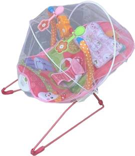 Safe-o-kid Harmony Baby Bouncer, Neck Pillow, Mosquito net with 1 Year Warranty Toy Bar. Bouncer