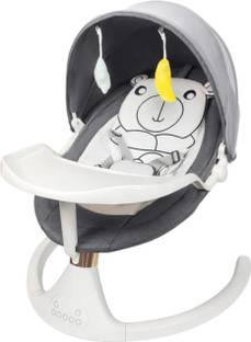 BAWALY Electric Baby Swing Cradle with Adjustable Swing Speed Rocker and Bouncer