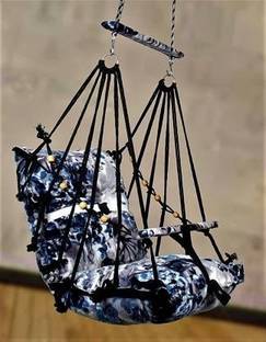 Yaksok ZONES New Cotton Swing Chair For Baby's Children Folding & Washable 1 To 5 Years Swings