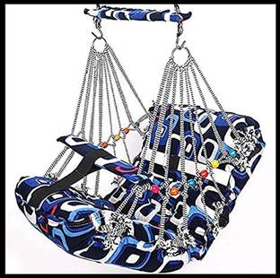 Yaksok ZONES Cotton Child Jhula for 1-3 Year indoor| For Kids Swings