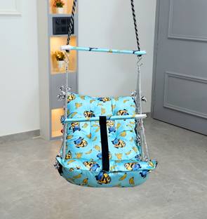 KD CREATION Big Swing Cotton Swing for Kids Baby's Children( multicolour) Rocker and Bouncer