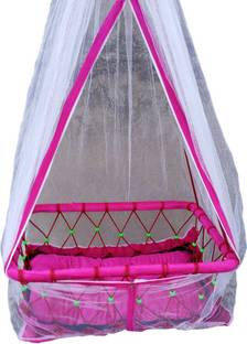 Kids Town Baby Sleeping Jhula with Mosquito Net (0-1 Years ) Swings Swings