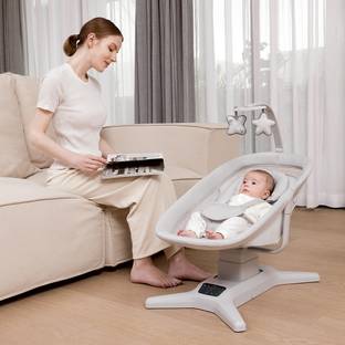 mastela X StarAndDaisy Baby Electric Cradle with multi Adjustment Mode & Touch Panel Swings