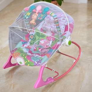 Safe-o-kid SweetSwing Baby RockerCum Bouncer with 1 Year Warranty,Mosquito net,Neck Pillow Rocker