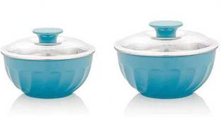 PRAGATI SALES Plastic Mixing Bowl Flourish Bowls Set Kitchen Storage Microwave Utensils Mixing with LID