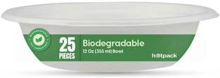 Hotpack Sugarcane Bagasse Serving Bowl Disposable