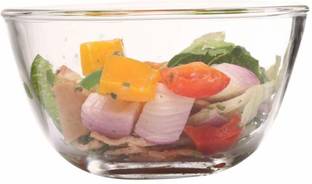 SMILERY Glass Mixing Bowl Borosilicate Glass Microwave Safe Mixing Bowl Serving bowl Set - 3200 ML Disposable