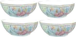 Lemon Tree Ceramic Serving Bowl Round Shape Dips/Chutney/Nuts Serving Bowls for Kitchen, Dining