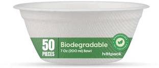 Hotpack Sugarcane Bagasse Serving Bowl Disposable