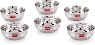 HAZEL Stainless Steel Vegetable Bowl 6 Pc Small