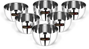 GALOOF Stainless Steel Vegetable Bowl heavy gauge set of 6