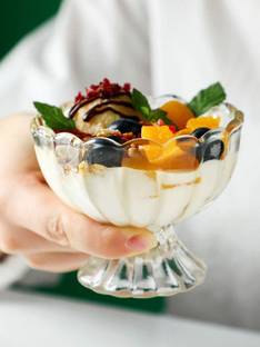 DIKUJI ENTERPRISE Glass Dessert Bowl