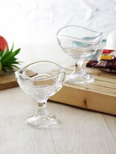 Tap2kaart Glass Serving Bowl Dessert Bowls, Ice Cream Cup, Pudding & Custard Salad Serving Bowl150 ml