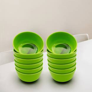 Laserbot Melamine Serving Bowl Banana Leaf Serving Bowl - Melamine Dinnerware - Salad, Mixing, Pasta Bowl