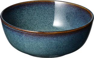 IKEA Stoneware Serving Bowl GLADELIG Bowl, blue, 14 cm (5 ½ ")
