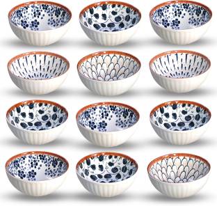 Lellow Porcelain Soup Bowl Japanese Ramen 300 ML Bowl Set for Pasta,Salad,Soup,Dessert for Home&Restaurants