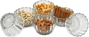 AYUTAS Glass Dessert Bowl Sweet Bowl, Cereals, Fruit Serving Bowl, 150 ML Food Bowl for Restaurant, Dining Disposable