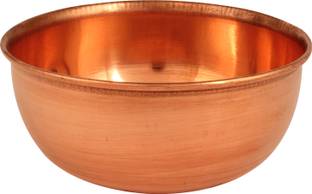 Gyarsilal's Copper Dessert Bowl Copper Decorative Dessert Bowl Tambe Ki Katori 250 ML
