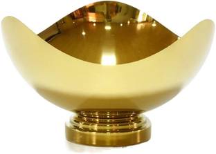 BHAJANSHREE Stainless Steel Decorative Bowl Stainless Steel Ice Bowl | Double Wall Insulated Bowl for Ice, Salad & Chilling
