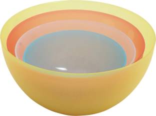 Jaypee Plus Plastic Mixing Bowl Set for Baking, Cooking, Whisking, Mixing, Storing and Serving for Salads