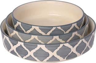 Your Local Store Ceramic Salad Bowl Ceramic Salad Tray/Bowl-Dish Bowl-Salad Plate Serving Snacks (5.5,6.5,7.5 Inch)