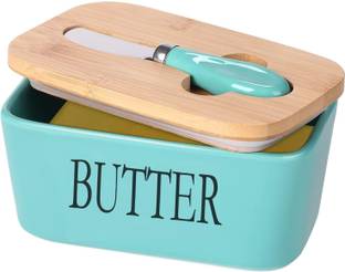 jamunesh Ceramic Storage Bowl Ceramic Butter Dish Butter Box Butter Keeper Container Food Storage Candy Box