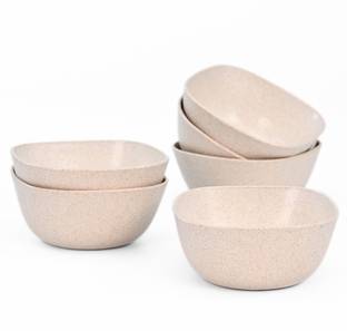 Eha Biocomposite Soup Bowl Set | 300 ml | Made with Rice Husk | Microwave Safe Serving Bowls For Kitchen