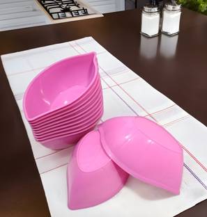 Inpro Plastic Serving Bowl in Pink color- Stylish, Durable, and Ideal for Everyday Use.