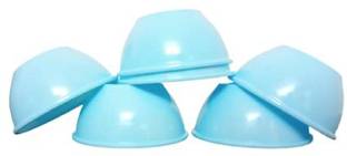Kanha Plastic Serving Bowl Micro Dinner Bowls Set of 6 (Blue)