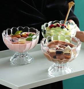 Jinali Plastic Mixing Bowl Plastic Ice Cream Cup Set Disposable