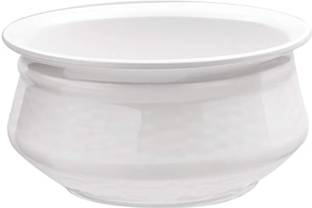 Nandhika Melamine Serving Bowl NANDHIKA WHITE HANDI 500ml