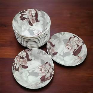 Inpro Melamine Vegetable Bowl Set of 12 Stylish, Durable, and Ideal for Everyday Use