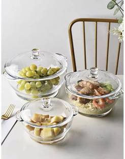 T R Creation Glass Serving Bowl