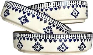 annik Ceramic Serving Bowl Stylish Premium Flat Serving Bowls, Salad Tray, Snack, Pasta Plates, Set of 3