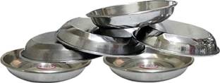 Dynore Stainless Steel Vegetable Bowl 6 pcs stainless steel dessert plates