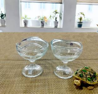 Lemon Tree Glass Dessert Bowl