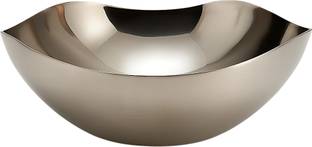 BHAJANSHREE Stainless Steel Salad Bowl Ice Bowl for Serving & Chilling | Insulated Steel Bowl for Buffet and Catering