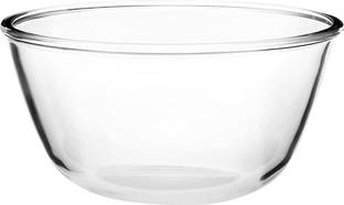 Cutting EDGE Glass Mixing Bowl Borosilicate Mixing/Serving Round Glass Bowl for Kitchen & Dining, 800 ml