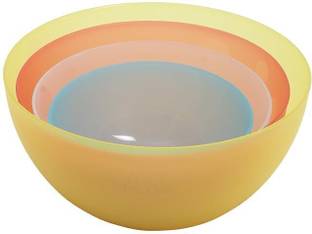 amimashop Plastic Serving Bowl Multi Purpose Multicolour Bowls