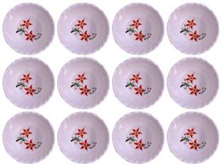 Feast Melamine Serving Bowl Smart Model(504)Beautyful Serving Bowl/Veg Bowl Set 12 Pcs of Melamine