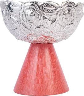 IRAVI Aluminium Decorative Bowl IRAVI German Silver Bowl