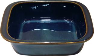 Lemon Tree Ceramic Serving Bowl Ceramic RECTANGLE Shape Stoneware Medium Serving Dish Bowl for Kitchen & Dining