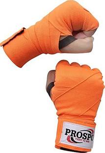 PROSPO Mexican Boxing Hand Wraps, Stretch wrap, Hand Wraps -180 inch(4.5 Meter, orange) Boxing Hand Wrap