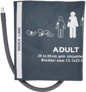 Medroof Reusable NIBP Adult Cuff with Single Tube Size 25-35cm Bp Monitor Cuff
