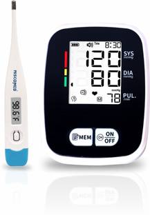 NISCOMED PW-221 New Automatic Digital BP Monitor With Digital Thermometer(White) PW-221 Bp Monitor
